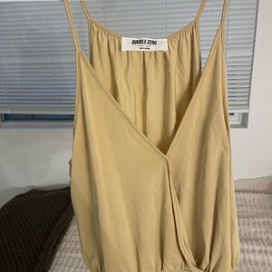 Double Zero Beige Camisole Top